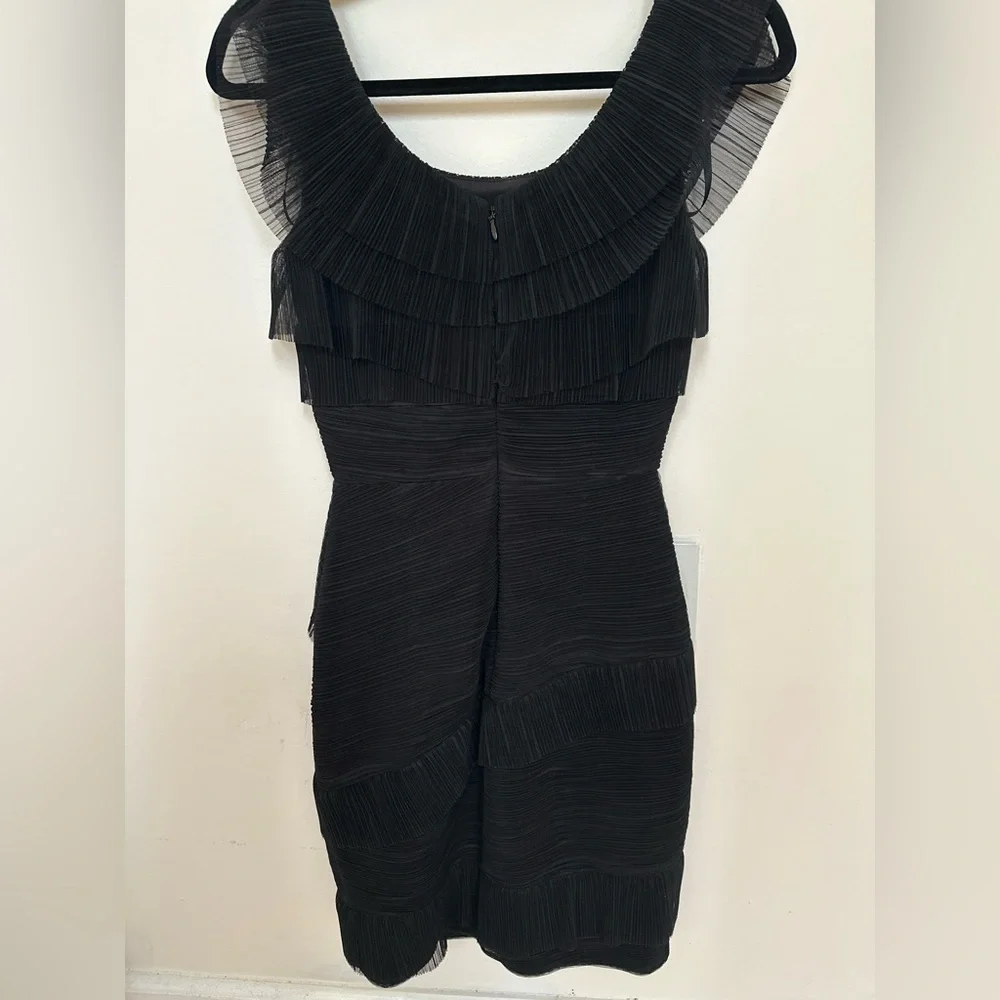 BCBGMAXAZRIA Briana Pleated Tulle bodycon dress - Picture 10 of 16